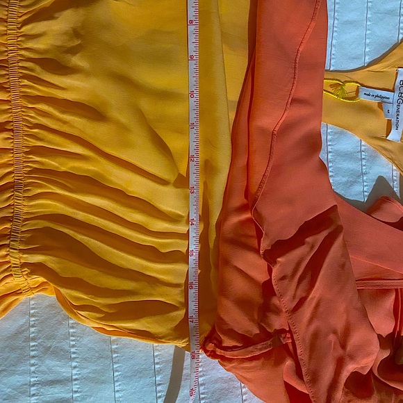 BCBGeneration Short Summer Dress Coral & Orange NWT Medium - Picture 10 of 11